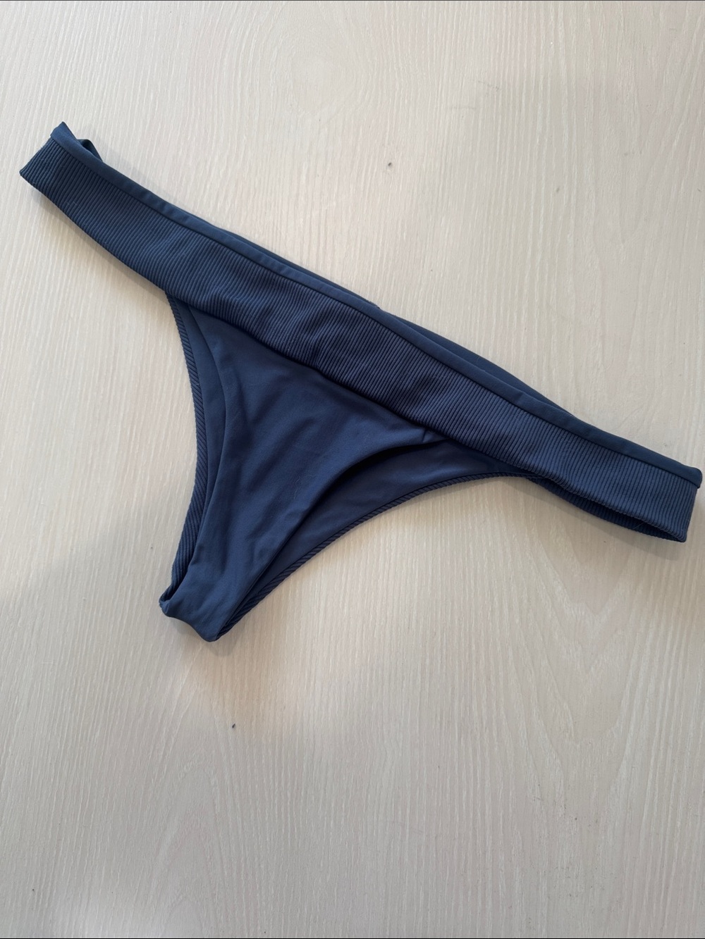 Boys + Arrows Scout Cobalt Navy Ribbed Bikini Bottom